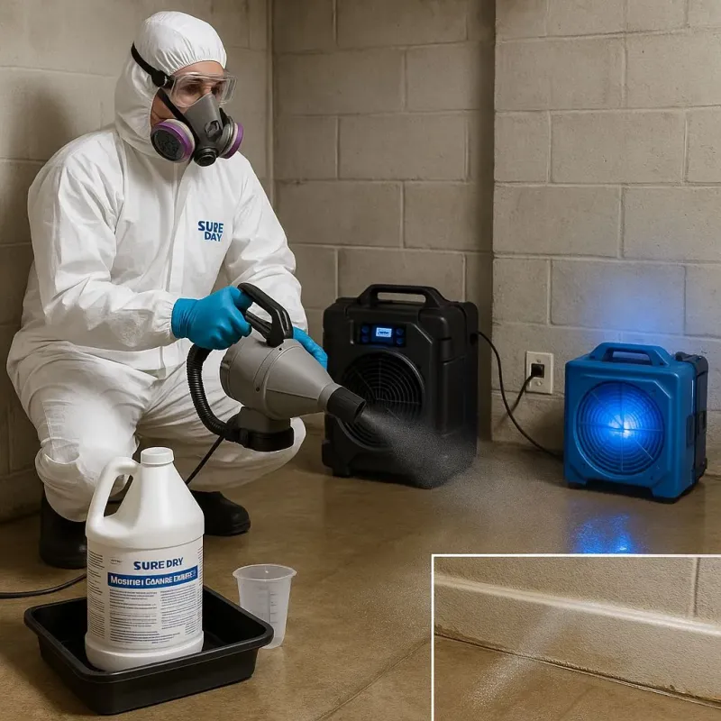 Sanitization and Odor Removal process in Richmond County, VA