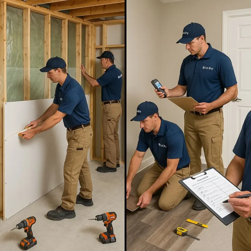 Repairs and Reconstruction process in Richmond County, VA